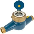 Produktbild: Schlösser Armaturen - Js Hauswasserzähler Mnr 1 Zoll Dn 25 Q3=10, R80, Baulänge 260 Mm