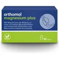 Produktbild: Orthomol Magnesium Plus - für eine normale Muskelfunktion - mit 150 mg Magnesium pro Kapsel und Superoxid-Dismutase aus Melonenfruchtsaft-Konzentr...