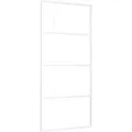 Produktbild: vidaXL Schiebetür ESG-Mattglas und Aluminium 90x205 cm Weiß