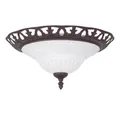 Produktbild: TRIO Leuchten Deckenstrahler, Leuchtmittel nicht inklusive, Klassische 2-flg Deckenleuchte Schlafzimmer Rostfarbig Licht TRIO