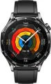 Produktbild: Huawei Watch GT 5 - 46 mm - Edelstahl - intelligente Uhr mit Riemen - Flouroelastomer - schwarz - Handgelenkgröße: 140-210 mm - Anzeige 3,6 cm (1,43