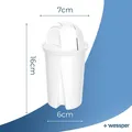 Produktbild: Wessper Filterkartuschen Aqua Classic Für Dafi Und Brita Karaffenfilter, 4 Stück