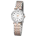 Produktbild: Regent Damen Armbanduhr Analog Metallarmband silber rosegold URF1324