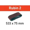 Produktbild: Schleifband L533x 75-p60 Ru2/10 Rubin 2 – 499156 - Festool