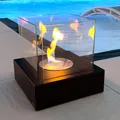 Produktbild: Ethanol kamin Tisch Standkamin Ethanol Kratki TANGO 3 schwarz TÜV Modern