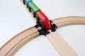 Produktbild: Kreuzweiche (klein) für Brio | IKEA Lillabo | Playtive-Holzeisenbahn