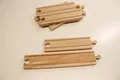 Produktbild: Holzeisenbahn Schienen für Brio/Lillabo/Playtive | 5er Set | kurze Version