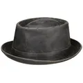 Produktbild: Stetson Odenton Pork Pie Hut Fedora Baumwolle Wasserabweisend Sonnenschutz Damen Herren Sommer Winter Musikerhut braun XL (60-61 cm)