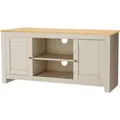 Produktbild: Mid.you Lowboard Emerald, Natur, Eiche, Holzwerkstoff, 3 Fächer, 120x58x39 cm, stehend, Wohnzimmer, Wohnwände, Lowboards, Lowboards stehend