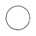 Produktbild: Breil - Damenhalsband Magnetica System Collection TJ3048 - Damenschmuck - Halsband aus Edelstahl für Damen, mit Kugeln aus Poliertem Stahl (Pink IP) und Facettierten Onyxkugeln - Maximale Länge 45 cm