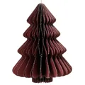 Produktbild: Kaemingk Weihnachtsanhänger Tannenbaum Maroon Glitter & Aufhänger 40 cm - Papier