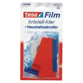 Produktbild: Tesa Haushaltsabroller kristall klar universeller Klebefilm 15mm x 33m