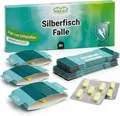 Produktbild: HomeBugProtect Silberfischfalle 9stk giftfreie Monitoring Klebefalle