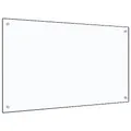 Produktbild: vidaXL Küchenrückwand, Transparent, 100x60 cm, Gehärtetes Glas, Hitzebeständig & Kratzfest, Wandpaneel, Spritzschutz, Leicht zu Reinigen, Küchen-Deko