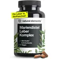 Produktbild: natural elements Mariendistel Leber Komplex - 120 Kapseln - Cholin, Artischocke