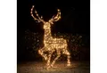 Produktbild: Lights4fun LED-Dekofigur LED-Rentier Hirsch XL Studley, Weihnachtsbeleuchtung (H) 200 x (B) 115 x (T) 32cm