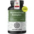 Produktbild: NATURE LOVE® Mariendistel, Artischockenextrakt, Löwenzahn & Desmodium Komplex