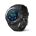 Produktbild: HUAWEI Watch 2 (Bluetooth) Smartwatch mit schwarzem Sportarmband (NFC, Bluetooth, WLAN, Android Wear/Wear OS by Google) schwarz