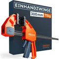 Produktbild: Presch Einhandzwinge 300mm – Schnellspannzwinge mit 75kg Spannkraft