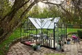 Produktbild: Gewächshaus Halls Garden Room 12,9m² Alu grün 3mm Sicherheitsglas