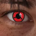 Produktbild: aricona Kontaktlinsen - Sharingan Kontaktlinsen Sharingan Naruto - Farbige Kontaktlinsen ohne Stärke für Cosplay, Karneval, Fasching, Motto-Partys und Halloween Kostüme, 2 Stück