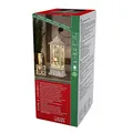 Produktbild: Konstsmide LED Wasserlaterne Weihnachtsmann mit Hund, weiß, wassergefüllt, 5h Timer, warm weiße Diode, batteriebetrieben, Innen - 4364-200, Large 27cm
