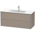 Produktbild: Duravit XSquare Waschtisch-Unterschrank XS417404343 121x56x47,8cm, 2 Schubkästen, Basalt matt