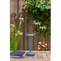 Produktbild: Northpoint LED Außen-Tischleuchte Tischlampe mit Akku stufenlos dimmbar USB-C wetterfest blau