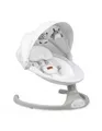 Produktbild: MoMi Babyschaukel MoMi KENANI ONYX - Elegante schwarze elektrische Wippe für Kleinkinder, Bluetooth-Einheit, zwei Stromversorgungsoptionen