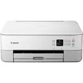 Produktbild: Canon PIXMA TS5351 Drucker Farbtintenstrahl Multifunktionsgerät DIN A4 (Scanner, Kopierer, OLED, 4.800 x 1.200 dpi, USB, WLAN, Duplexdruck, 2 Papierzuführungen), weiß