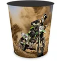 Produktbild: itenga Papierkorb 33106454, Motocross, rund, aus Kunststoff, 11 Liter
