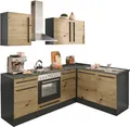Produktbild: BASIC by Balculina Winkelküche Jazz, Stellbreite 220x175 cm, wahlweise mit E-Geräten