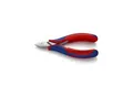 Produktbild: KNIPEX 77 42 115 Elektronik-Seitenschneider mit durchgestecktem Gelenk mit Mehrkomponenten-Hüllen 115 mm)