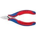 Produktbild: Elektronikseitenschneider L.115mm Form 4 Facette nein 2K-Hülle spiegelpol.KNIPEX