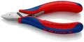 Produktbild: KNIPEX 77 42 115 Elektronik-Seitenschneider  Länge 115 mm Form 4 Facette nein Me