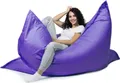 Produktbild: sunnypillow XL Sitzsack Riesensitzsack Outdoor & Indoor | 100 x 150 cm mit 140L | Styropor Füllung Sessel für Kinder & Erwachsene Sitzkissen Sofa Beanbag viele Farben und Größen zur Auswahl Violett