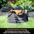 Produktbild: Lawnmaster OcuMow16 M?hroboter kabellos fš1r Rasenfl?chen bis zu 200 ©O Hindernisvermeidung Ger?uscharmer M?hroboter ohne Begrenzungskabel VBRM1...