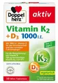 Produktbild: Doppelherz Vitamin K2+D3 1000 I.E. Tabletten 30 St
