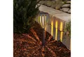 Produktbild: esotec LED Gartenfackel Solarleuchte Malabo H=38cm, steckbar, bernsteinfarbene LED 102781, LED fest integriert