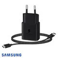 Produktbild: Samsung Ladegerät Ladekabel OVP für Galaxy S24 S23 S22 S21 A53 A52 A32 Schwarz