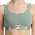 Produktbild: adidas BH Scoop Bralette Grün Baumwolle Small Damen