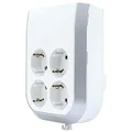 Produktbild: Mehrfachsteckdose OHNE Kabel - Mehrfachstecker Wandmontage erweitern für Küche