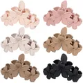 Produktbild: Lolalet 6 Stück Große Blumen Haarklammer, 11cm Haarspangen für dickes Haar Rutschfestes Haar Jaw Clips Flower Haarstyling-Zubehör für Frauen Mädchen -Blumen