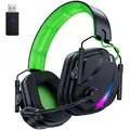 Produktbild: Wireless Gaming Headset Bluetooth Gaming Headset mit Mikrofon für PS5 PS4 PC ...
