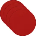 Produktbild: Erwin Müller Filz Tischset für Teller, Tischuntersetzer rot Größe rund: 37 cm Ø - Schutz vor Kratzern und Verschmutzungen