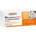 Produktbild: IBU-ratiopharm® 400 mg akut Schmerztabletten
