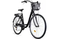 Produktbild: bergsteiger Cityrad Florenz 28 Zoll Damenfahrrad mit Korb, Beleuchtung, ab 160 cm, 7 Gang Shimano Tourney RD-TY21 Schaltwerk, Kettenschaltung, V-Bremsen
