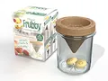 Produktbild: Frubby® - Die nachhaltige Fruchtfliegen-Lebendfalle - geeignet für Taufliegen Obstfliegen Essigfliegen - wiederverwendbar - spülmaschinengeeignet - 100% plastikfrei - ohne Chemie (1'er Pack)