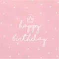 Produktbild: Servietten Happy Birthday 20er Geburtstags-Tisch Einweg Tissue Geburtstagsdeko