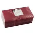 Produktbild: PAPSTAR Cocktail-Servietten, 240 x 240 mm, 3-lagig, bordeaux 1/4 Falz, Tissue, Daily Collection - 1 Stück (89605)